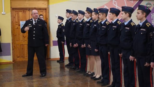 Присвоение новых званий кадетам школы смотреть онлайн