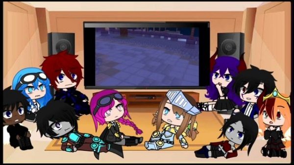 Rainimator characters react to Immortals Herobrine vs Naeus By SashaMT Animations