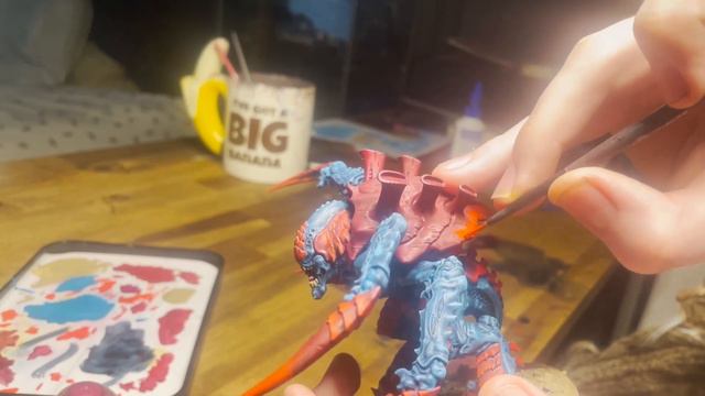 Painting the Leviathan Screamer Killer (custom hive fleet) смотреть онлайн