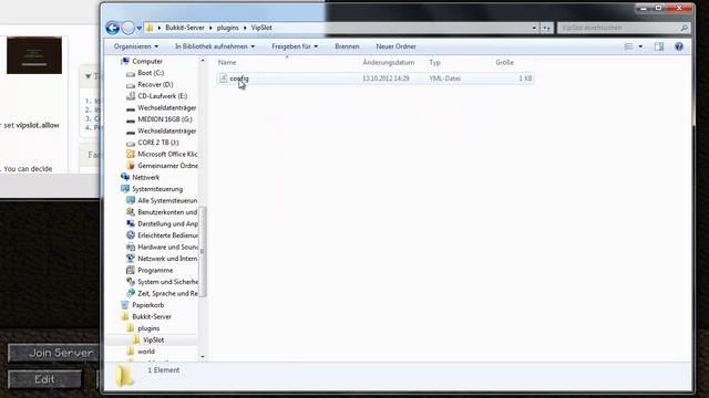 VipSlot Plugin - Minecraft Server 1.3.2 (Bukkit ) - [GERMAN] смотреть онлайн