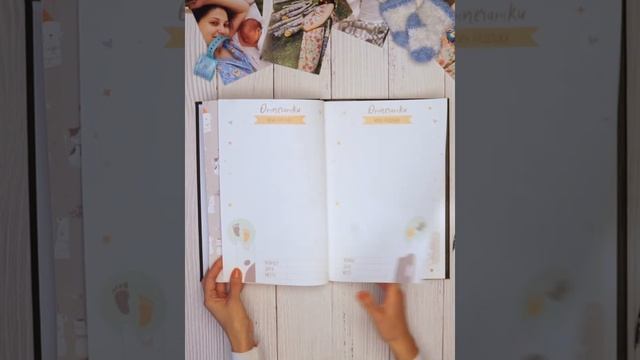 Современный кожаный альбом для новорожденных. Цвет графит смотреть онлайн