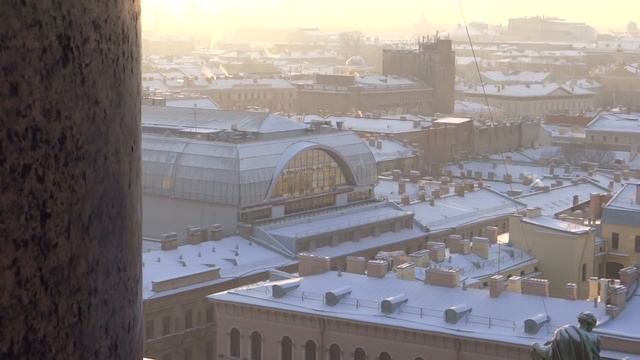 Подъём на Исаакиевский Собор в -21°С ... 06.01.2016 ... смотреть онлайн