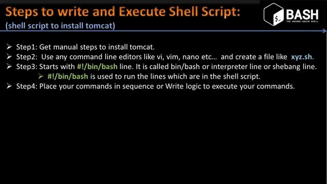 Complete Shell Scripting Tutorials | How to write and Execute shell script ? смотреть онлайн