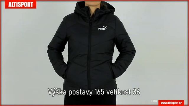 dámská bunda puma ess padded jacket 587648 01 černá смотреть онлайн