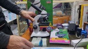 Микроскоп детский 40х, 100х, 400х увеличение