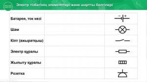3 - сынып. Жаратылыстану. Электр тізбегі деген не? 06.05.2020