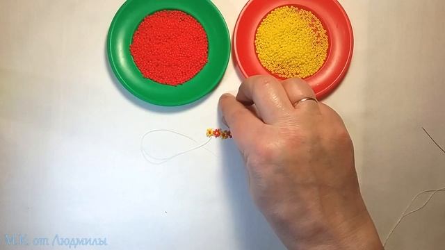 Украшение из бисера "ЦВЕТОЧНЫЙ МОТИВ". Мастер Класс. Бисероплетение смотреть онлайн