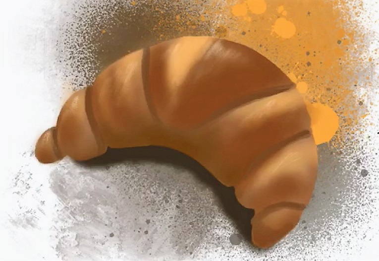 Круассан. Сначала рисуем потом едим смотреть онлайн