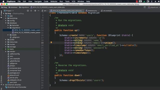 011 إنشاء وربط قاعدة البيانات + كيفية عمل migrate للجدول في الـ Laravel смотреть онлайн