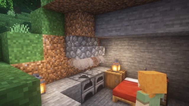 Minecraft : How to Build a Cave House in Minecraft : Easy : Survival смотреть онлайн