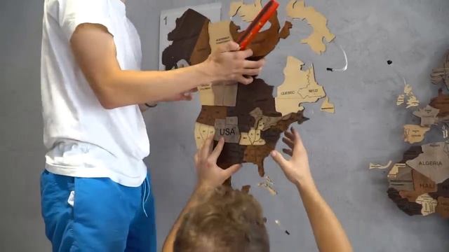 LED WORLD MAP INSTRUCTION смотреть онлайн