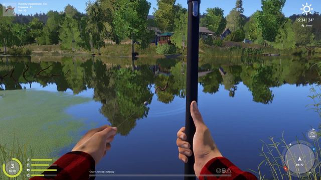 ПОЙМАЛ ОГРОМНУЮ РЫБУ Russian Fishing 4#deniz смотреть онлайн