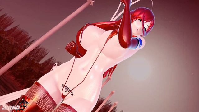 Erza Scarlet Shake It! MMD