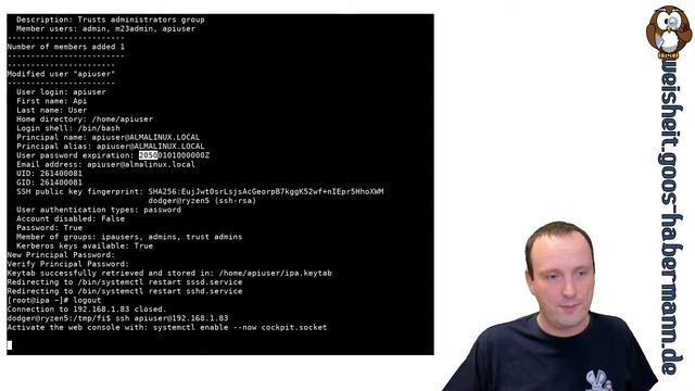 FreeIPA fernsteuern mit PHP und JSONRPC-API смотреть онлайн
