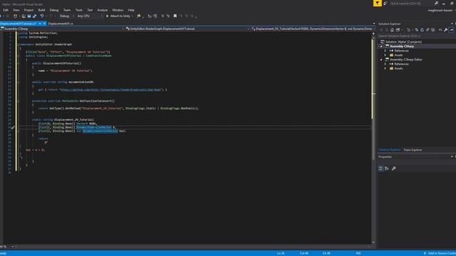 Unity Shader Graph: Displacement UV