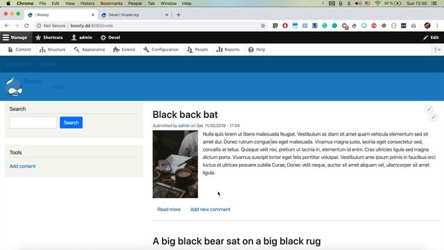 Setup for Drupal Barrio theming developing смотреть онлайн