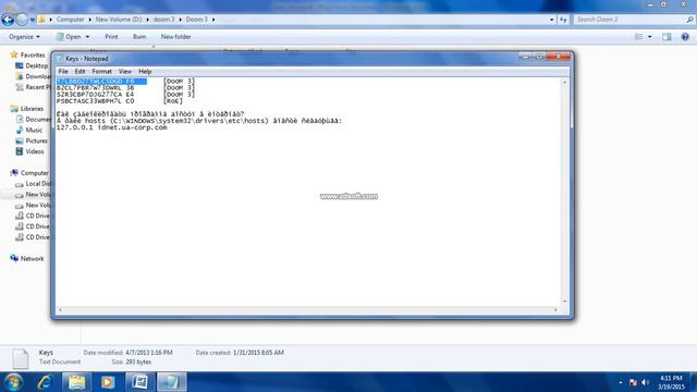 THE CD KEY OF DOOM 3 смотреть онлайн