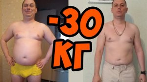 история похудения Сергея. Как похудеть за 4 месяца