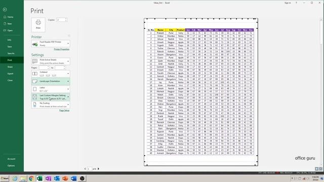 How to add Footer In Excel - Excel me Footer Kaise Lagate Hai смотреть онлайн