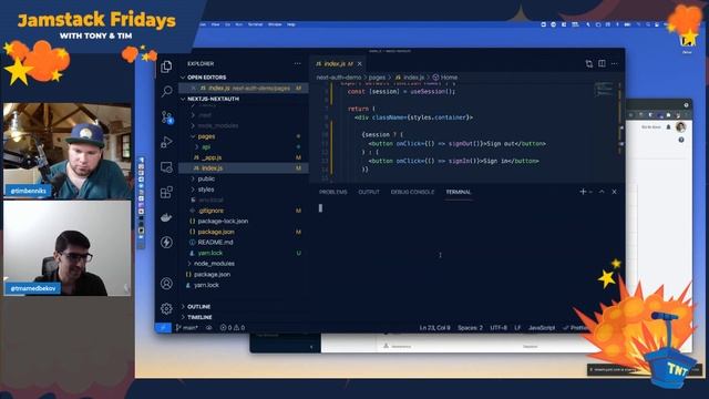 Jamstack Fridays with T&T: Next auth and Firebase смотреть онлайн