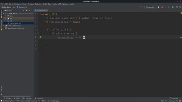Ngulik Kotlin (Basic) #6 - Tipe Data Boolean смотреть онлайн