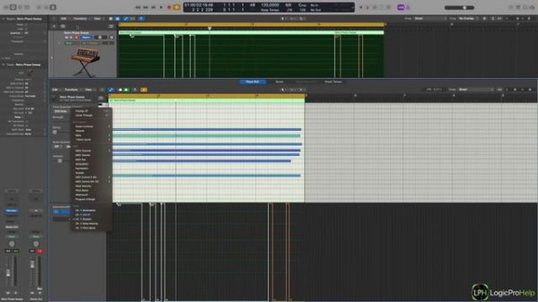 Удаление ненужных MIDI данных в Logic Pro [Logic Pro Help]