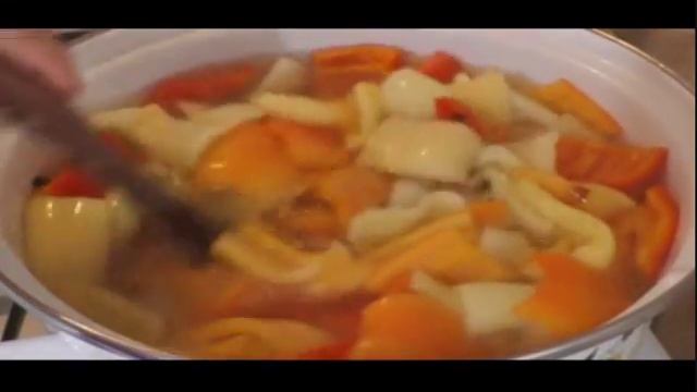 Маринованный болгарский перец на зиму с чесночным вкусом Обалденный вкус!!!!!!! смотреть онлайн