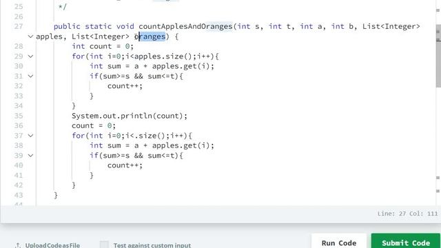 Apple and Orange Hackerrank Solution - Java 8| Hackerrank Algorithms смотреть онлайн