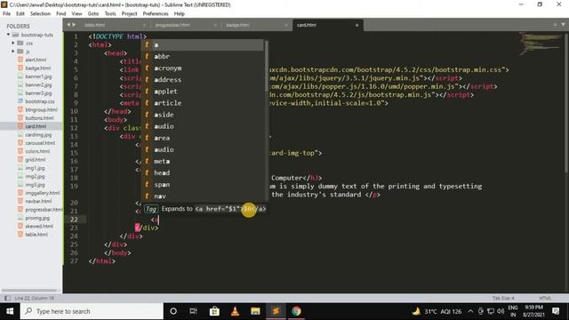 Bootstrap Cards in Hindi || Bootstrap 4 Tutorial for beginners in Hindi - 14 #cards #bootstrap смотреть онлайн