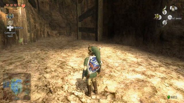 Zelda Twilight Princess HD Goron Mines Inaccessible treasure chest secret смотреть онлайн
