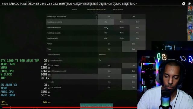 MEU PRIMEIRO GARGALO USANDO KIT XEON, COLOQUEI A GTX 1660 TI E ISSO ACONTECEU! E AGORA? смотреть онлайн