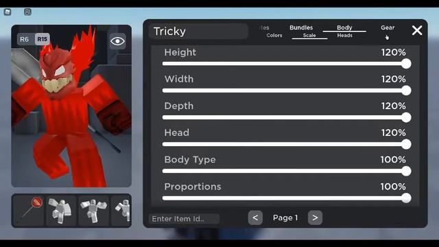 некоторые скины из Friday Night Funkin в роблокс Catalog Avatar Creator смотреть онлайн