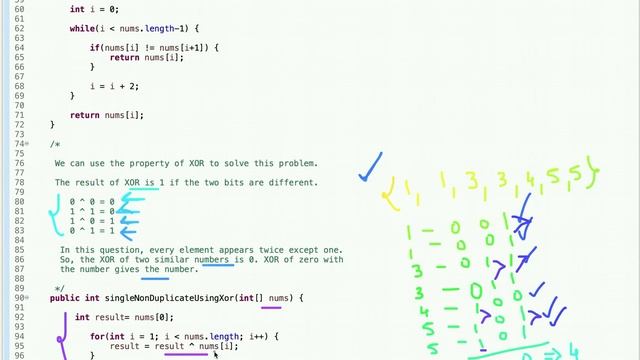 Single Element in a Sorted Array | LeetCode | Java Code | Multiple Approaches смотреть онлайн