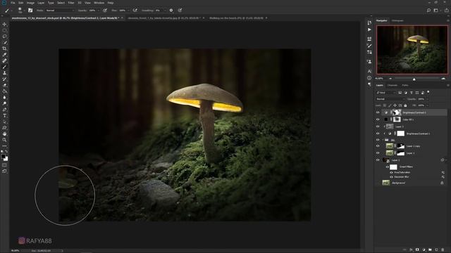 Glowing Mushroom - Photoshop Fantasy Manipulation Tutorial смотреть онлайн