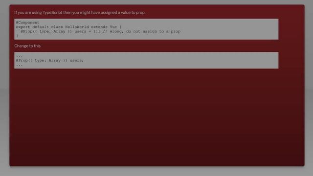 The data property "article" is already declared as a prop. Use prop default value instead смотреть онлайн