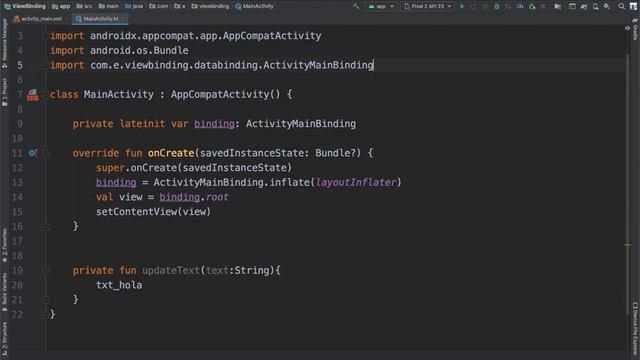 Como empezar a usar ViewBinding en Android смотреть онлайн