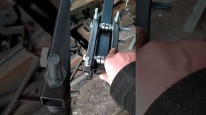 каретка из профильных труб и подшипниов. часть 1