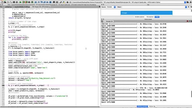 Applied Data Science Coding | Forecasting in Python | LSTM model | Air Quality Dataset смотреть онлайн