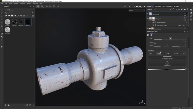 Anchor Point Magic 03 - Paint Peel Effect In Substance 3D Painter