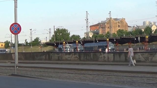 Обзор Риги. Автобусный вокзал. смотреть онлайн