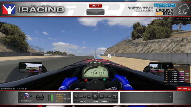 iRacing: SM Laguna Seca смотреть онлайн