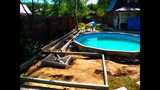 Как я сделал бассейн на даче своими руками