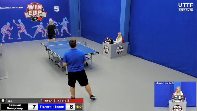 13:30 Гайнюк Владимир 3-1 Тюлягин Захар стол 5 ЮГ-2 13.10.20 смотреть онлайн