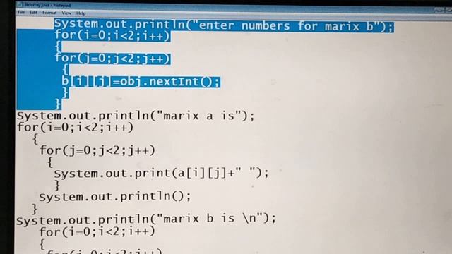 JAVA PROGRAM FOR ADDITION OF MATRIX|2D ARRAY IN JAVA|java tutorial for beginners in Hindi смотреть онлайн