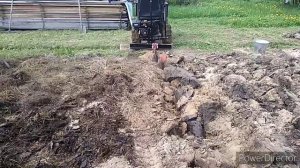 Вспашка целины ч-3. Минитрактором 4×4 переломка аналог т-16.