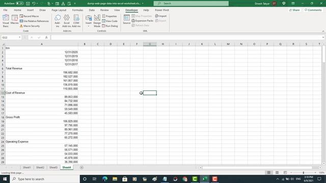 Dump Web Page Data into Worksheet | 2021 смотреть онлайн