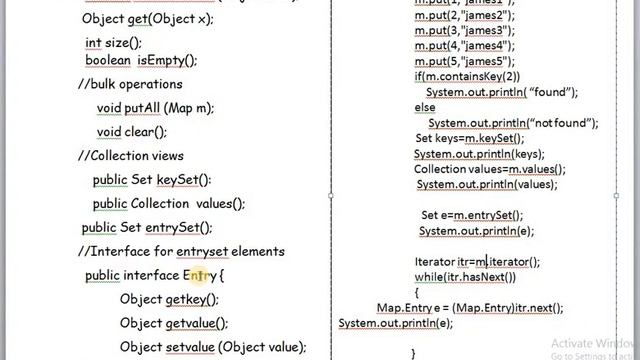 MAP INTERFACE IN JAVA WITH EXAMPLE смотреть онлайн