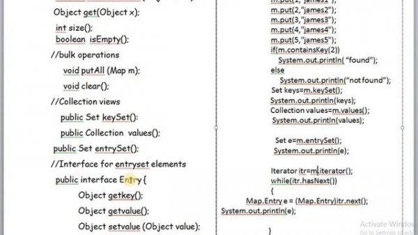 MAP INTERFACE IN JAVA WITH EXAMPLE