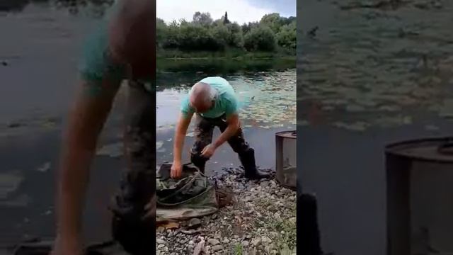 Рыбалка река Томь протока - курья Узкая! смотреть онлайн