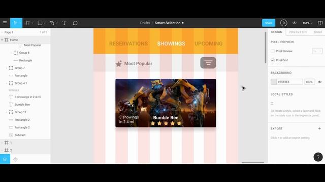 How to Use Smart Selection and Tidy Up | Figma Tutorial смотреть онлайн
